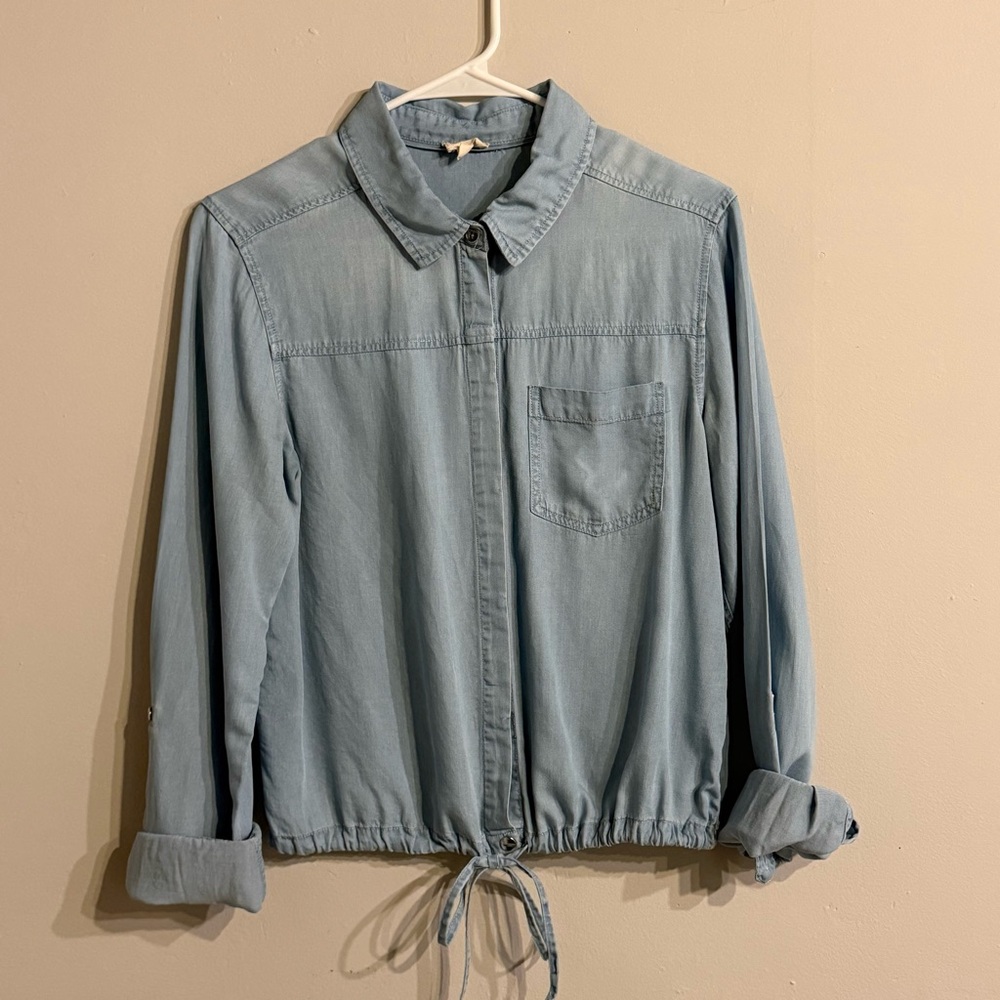 Light Blue Button-Up Shirt